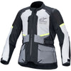 Manteau de Moto Andes Air Drystar Gris/Noir de face