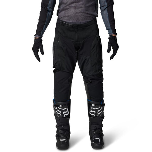 Pantalon de Motocross Ventilé Ranger Air Hors Route Fox Noir Devant