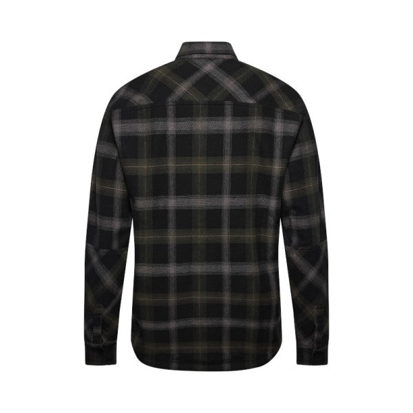 Manteau Defend Drive Coupe-Vent Flannel Noir Ops, Dos