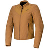 Manteau de Moto Stella Isla Femme Alpinestars beige, de face