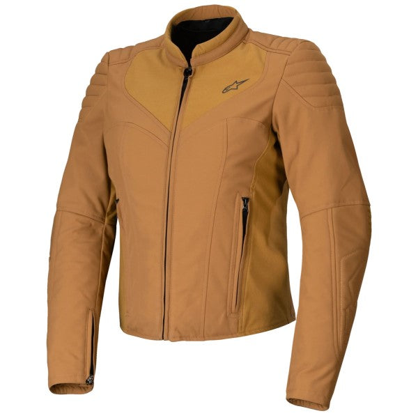 Manteau de Moto Stella Isla Femme Alpinestars beige, de face
