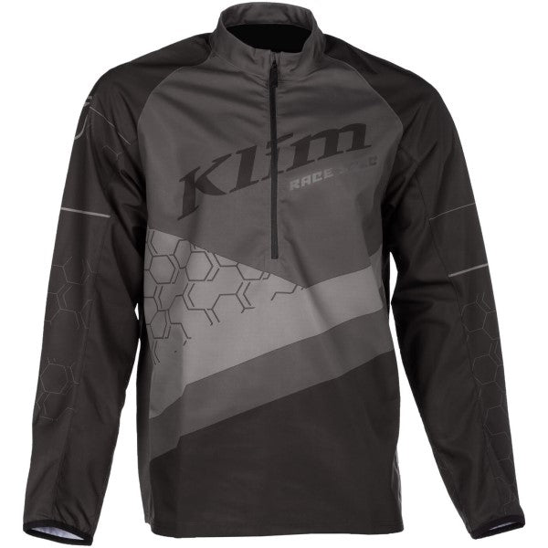 Manteau Revolt Noir/Gris de face