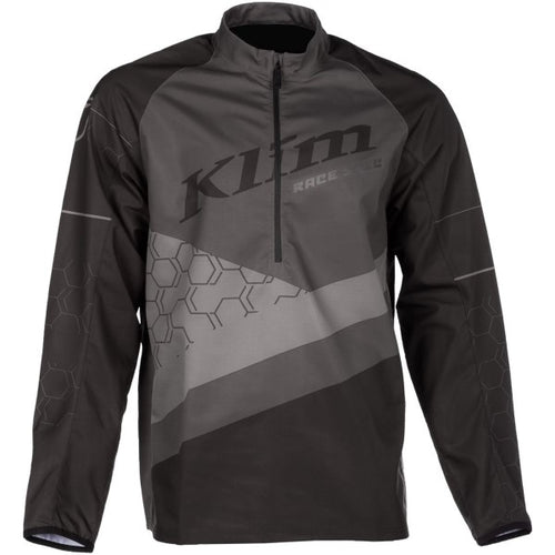 Manteau Revolt Noir/Gris de face