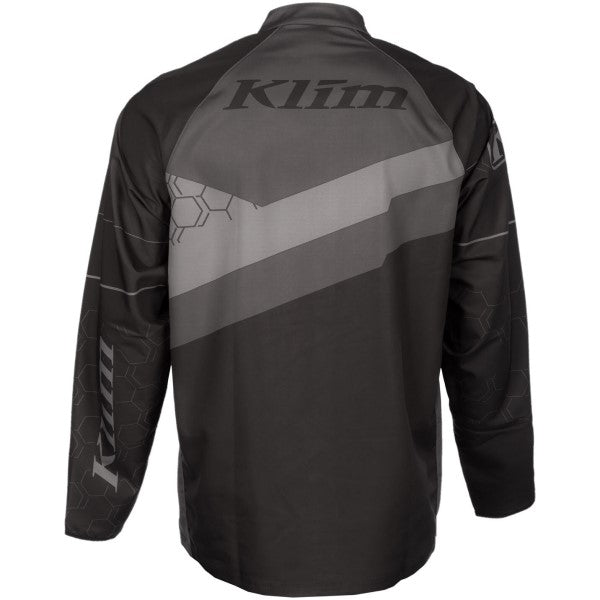 Manteau Revolt Noir/Gris de dos