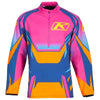 Chandail Sous-Vêtement de Motoneige Revolt 1/4 Zip Rose, de face