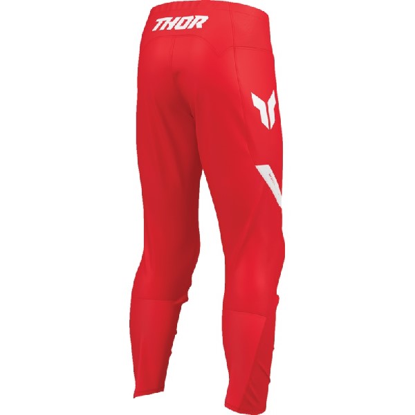 Pantalon de Motocross Ridemode Menace/ Thor/ rouge de dos