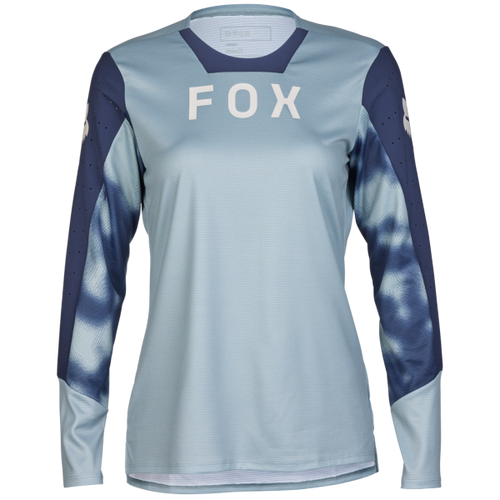 Chandail de Vélo FOX Defend Taunt ML Femme Gris