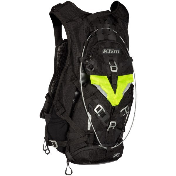 Sac à Dos de Moto Tek Pak Noir incliné de gauche