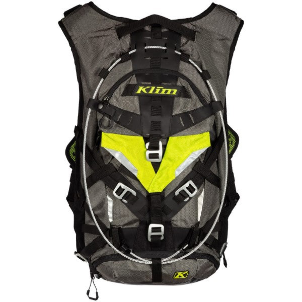 Sac à Dos de Moto Tek Pak Lime de face