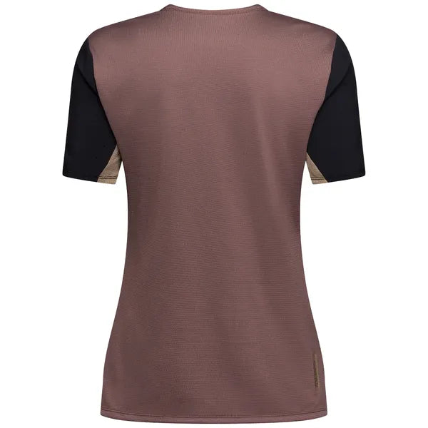 Maillot de Vélo Defend MC Femme Mauve, de dos