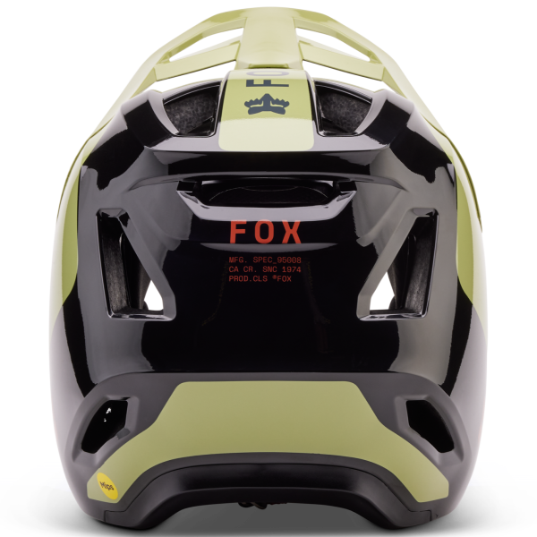 Casque Vélo Intégral FOX Rampage Barge Vert Arrière