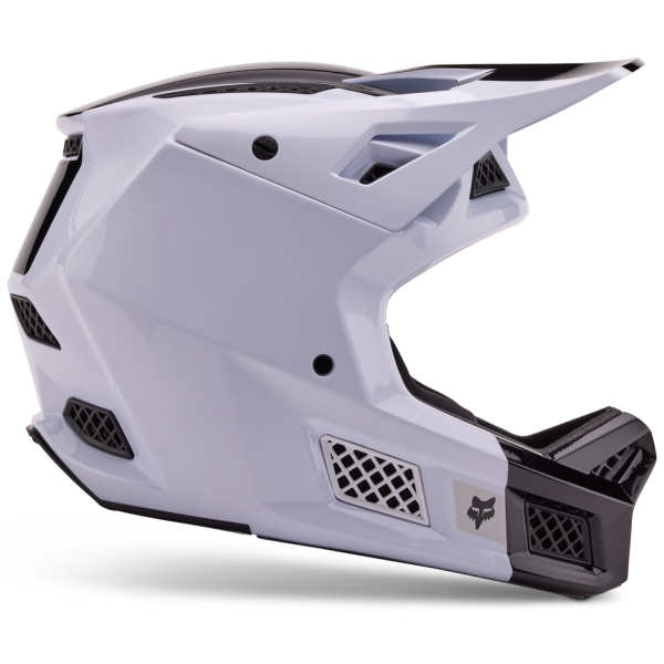 Casque Vélo FOX Intégral Rampage Pro Carbon Intrude Blanc Droit