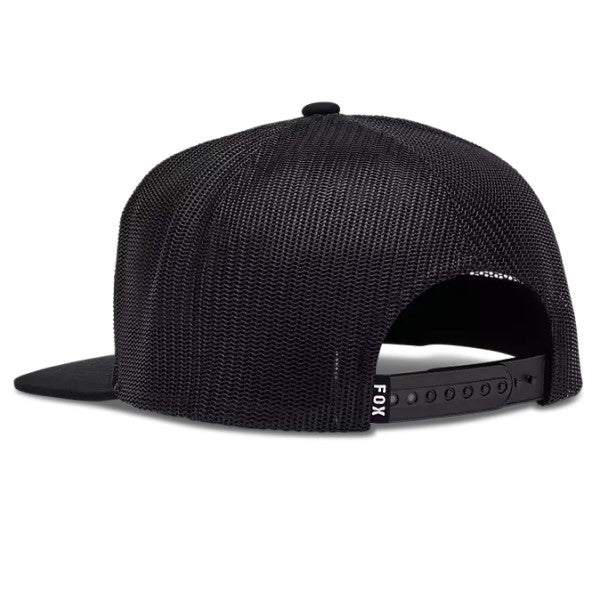 Casquette Fox x Pro Circuit noir, arrière