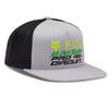 Casquette Fox x Pro Circuit gris, de face