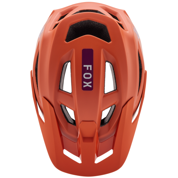 Casque de Vélo Fox SPEEDFRAME Orange Dessus