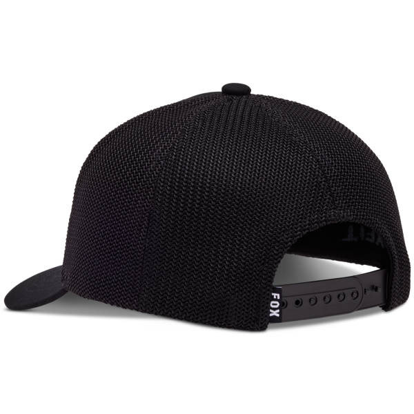 Casquette Fox Plague 110 Snapback Junior Noire Arrière