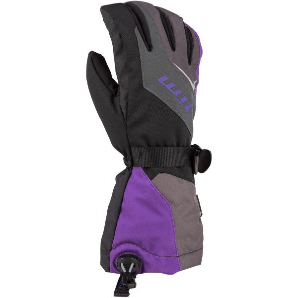 Gants de Motoneige à Manchette Ember Femme Mauve/Noir de dessus