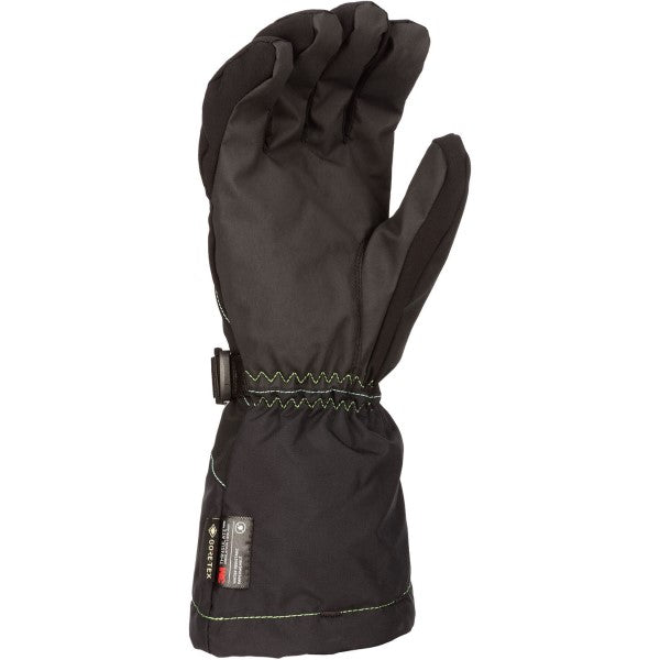 Gants de Motoneige à Manchette Ember Femme Noir/Vert paume