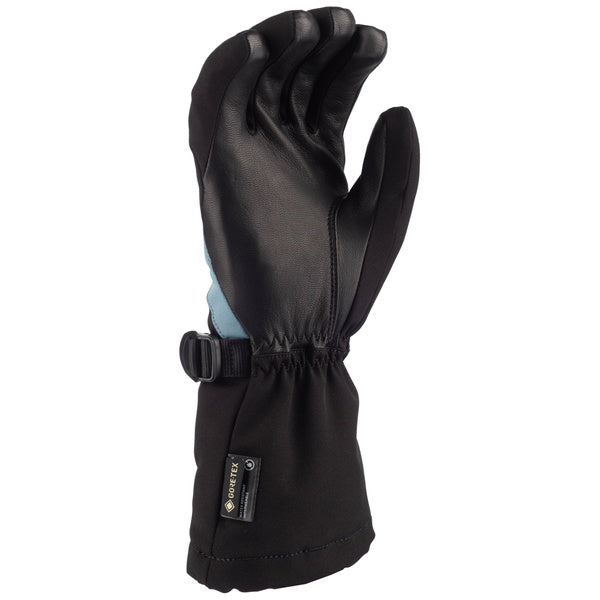 Gants de Motoneige Ember Gauntlet Femme Bleu/Noir, Paume