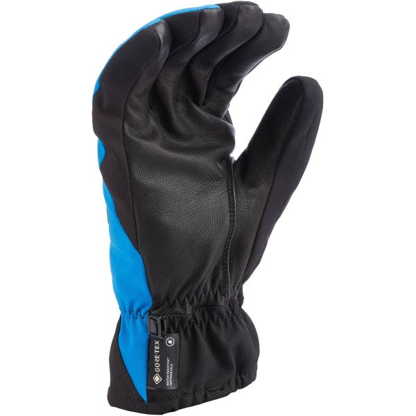 Gants de Motoneige Klimate Klim Noir/Bleu de l'intérieur