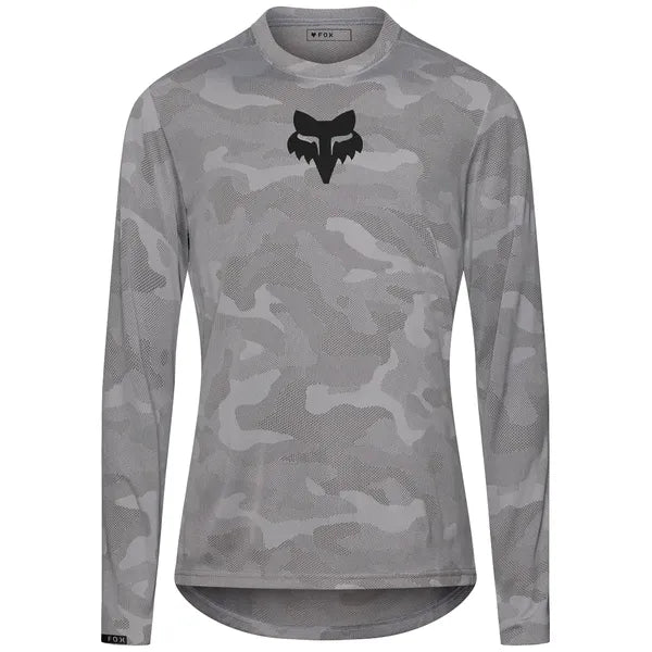 Maillot de Vélo Ranger TruDri ML Gris Clair, de face