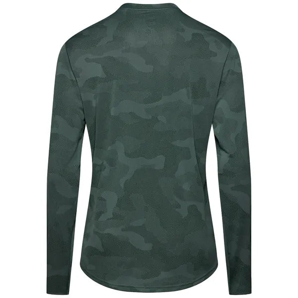 Maillot de Vélo Ranger TruDri ML Noir/Vert, de dos