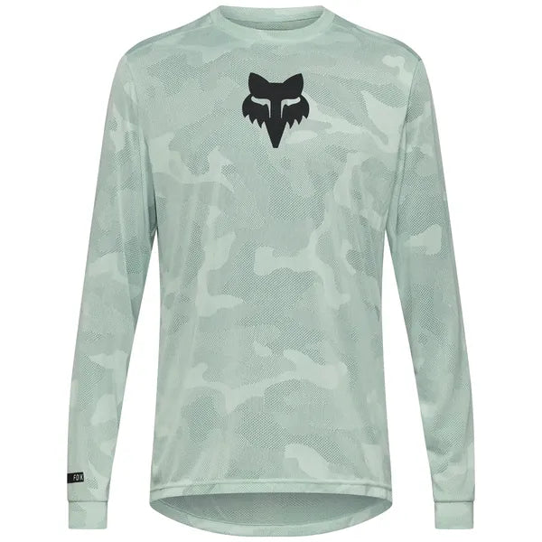 Maillot de Vélo Ranger TruDri ML Bleu Clair, de face