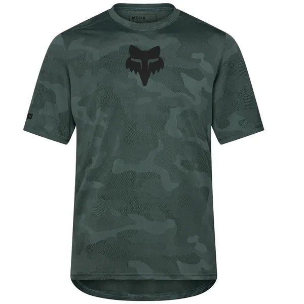 Maillot de Vélo Ranger TruDri Vert/Noir, de face