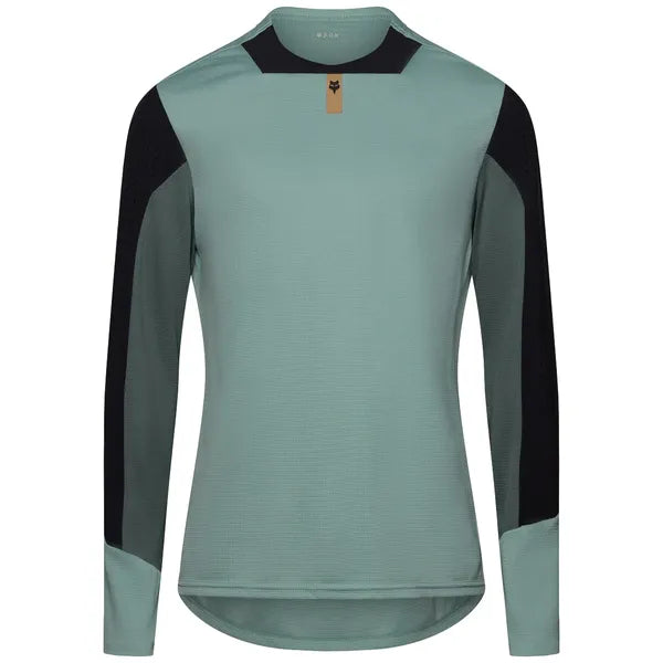 Maillot de Vélo Defend ML Bleu, de face