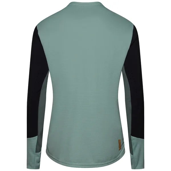 Maillot de Vélo Defend ML Bleu, de dos