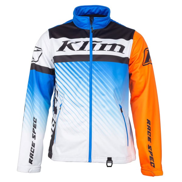 Manteau de Motoneige Non-Isolé Revolt - Liquidation/Klim/bleu blanc, de face