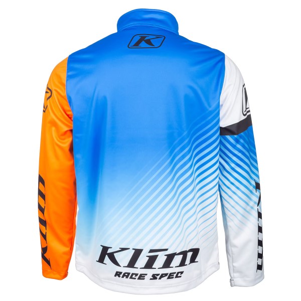 Manteau de Motoneige Non-Isolé Revolt - Liquidation/Klim/bleu blanc, de dos