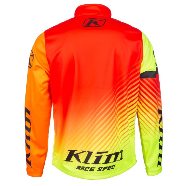 Manteau de Motoneige Non-Isolé Revolt - Liquidation/Klim/haute-visibilité, de dos