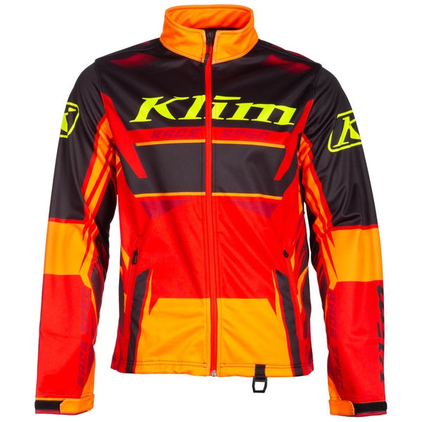 Manteau de Motoneige Non-Isolé Revolt, klim; rouge, de face