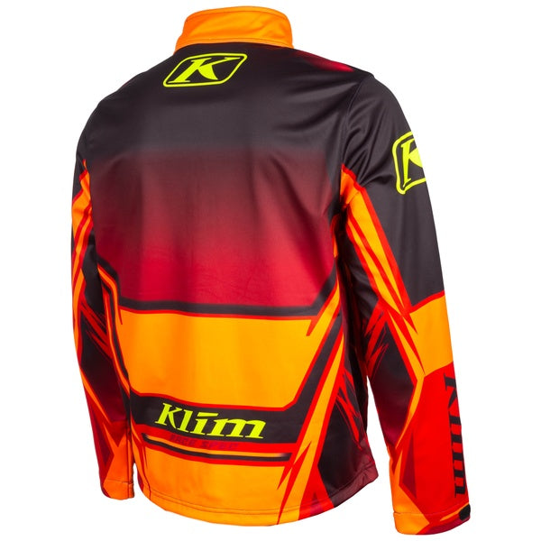 Manteau de Motoneige Non-Isolé Revolt, klim; rouge, de dos