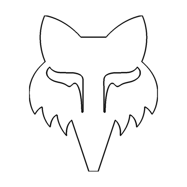 Autocollant Fox Head 2.5" Die Cut Vinyl