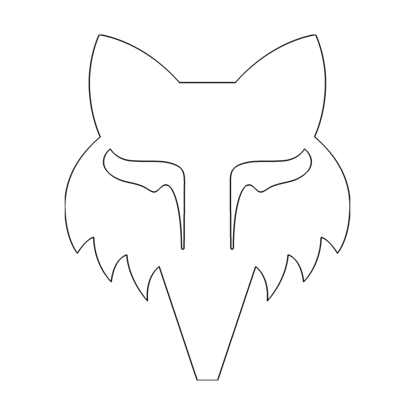 Autocollant Fox Head 7" Die Cut Vinyl