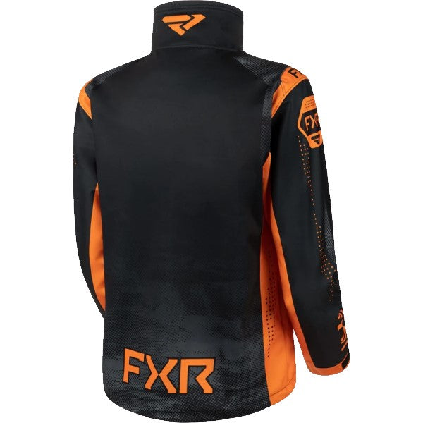 Manteau Cold Cross RR Orange/Noir Dos