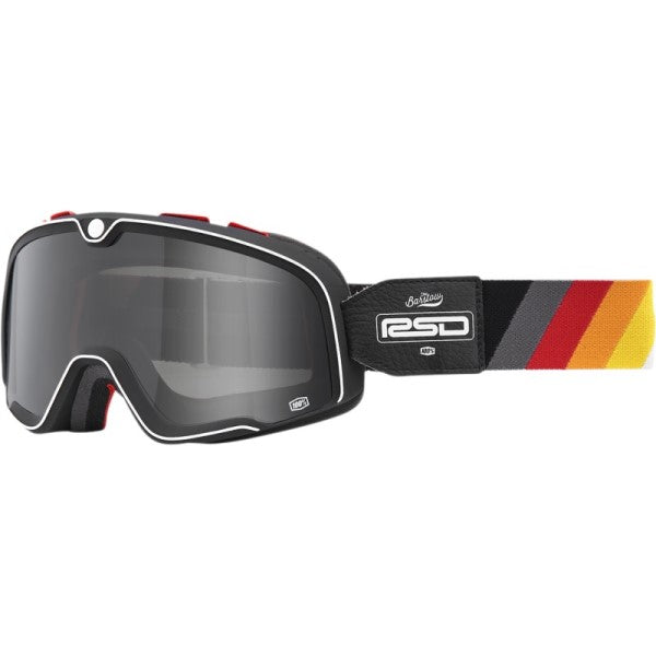 Lunettes de Moto Barstow Noir/Rouge/Jaune