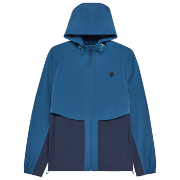 Manteau Coupe-Vent Survivalist Bleu de face