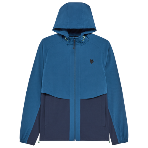 Manteau Coupe-Vent Survivalist Bleu de face