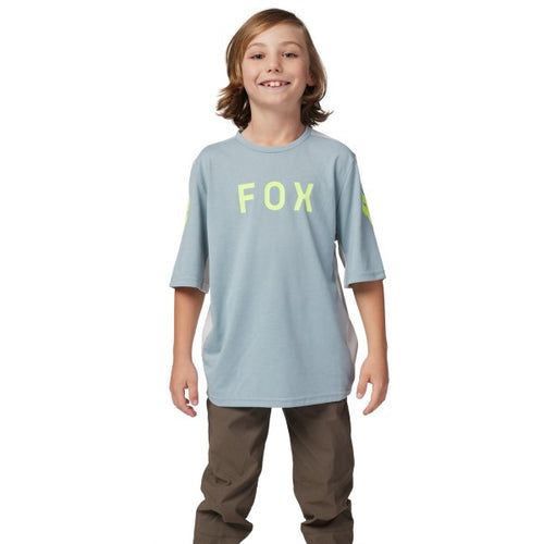 Chandail de Vélo Ranger Aviation MC Junior Fox Gris, de face