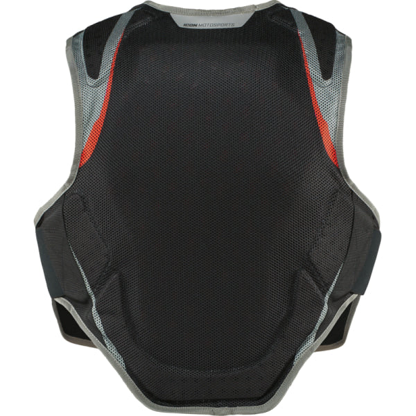Plastron de Moto Field Armor Softcore noir, de dos