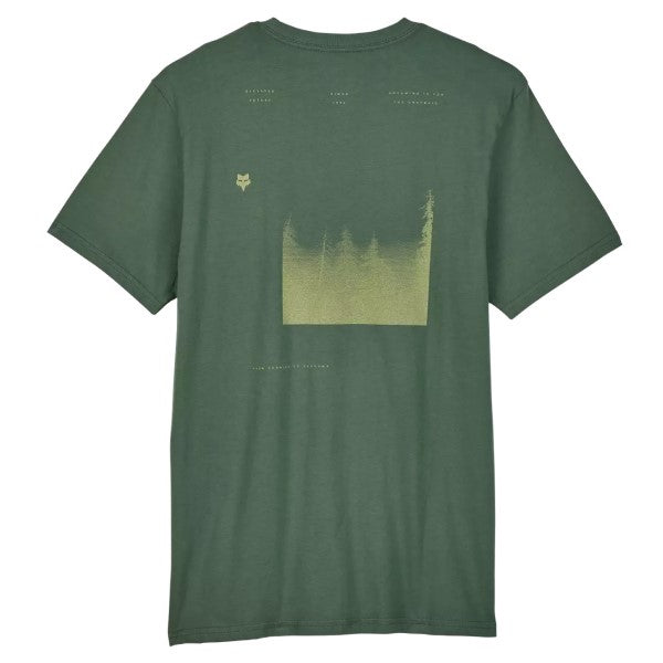 T-Shirt Sipping Premium Fox Vert Dos