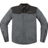 Manteau de Moto Upstate Canvas CE Gris