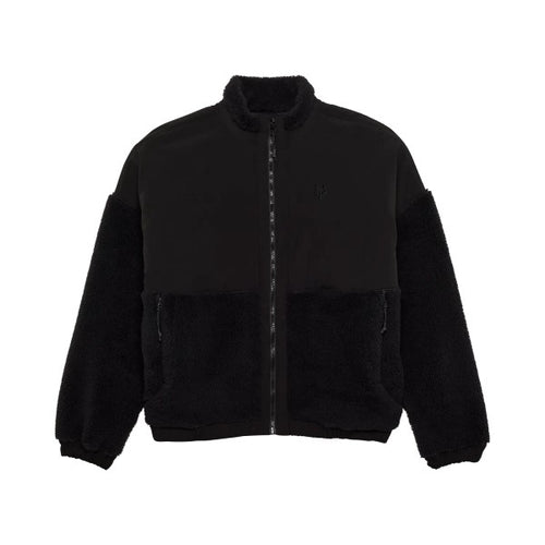 Manteau Survivalist Sherpa Full Zip Femme/Fox; noir de face