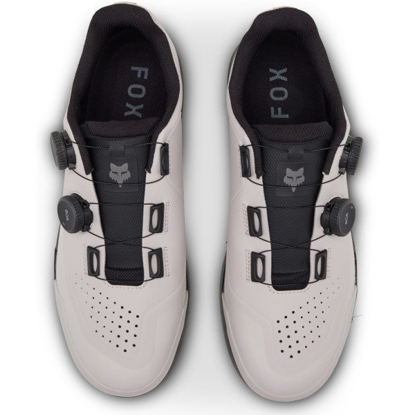 Chaussures de Vélo Union Boa Plates Fox Blanches Dessus