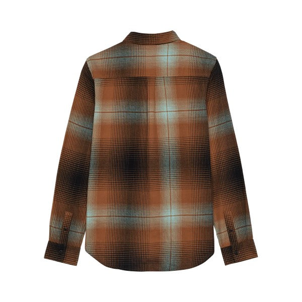 Chemise Traildust Flannel Femme/Fox/brun, de dos