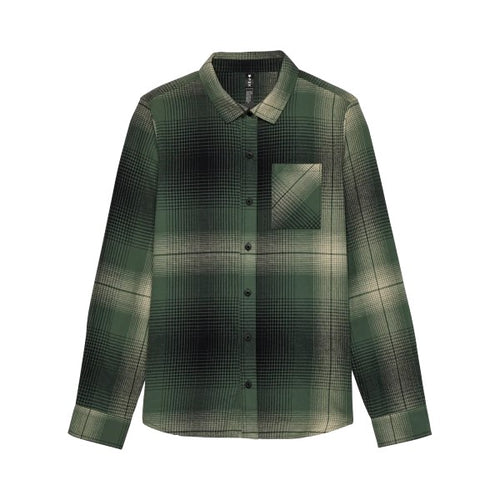 Chemise Traildust Flannel Femme/Fox/vert, de face