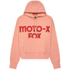 Coton Ouaté Moto-X Oversized Femme Fox rose, de face
